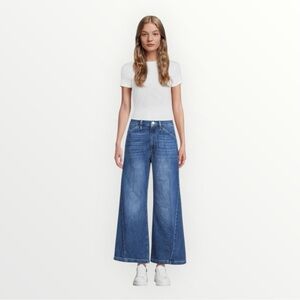 Frame Le Pixie Baggy Palazzo Jeans Size 28”
